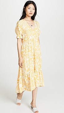 FAITHFULL THE BRAND - La Falaise Midi Dress