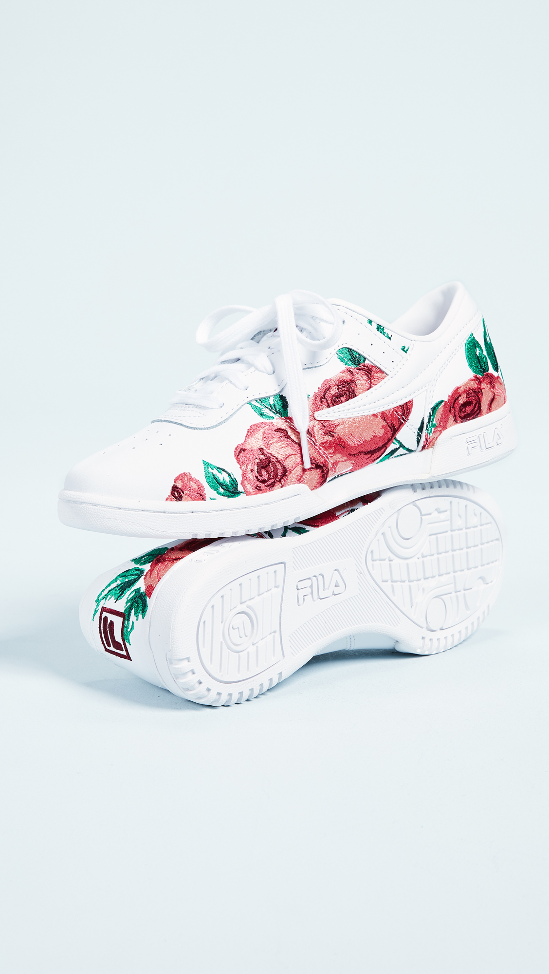 fila shoes flowers