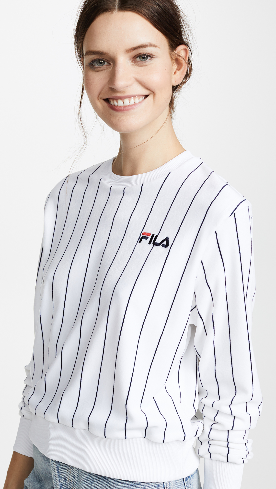 fila striped sweater