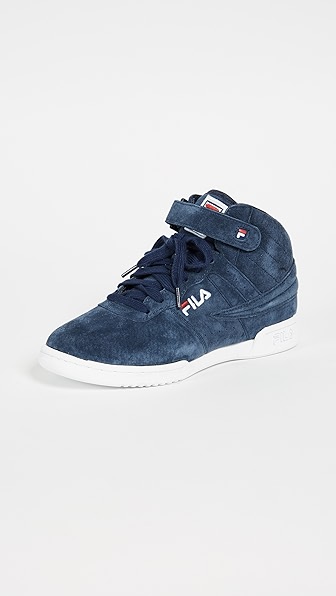 blue high top fila