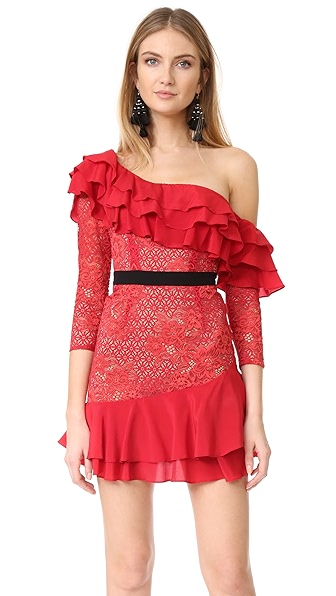 Chianti Off Shoulder Ruffle Dress Chianti Off Shoulder Ruffle Dress