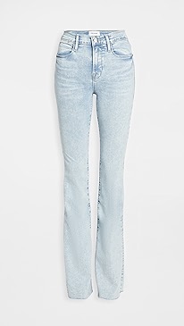 FRAME - Le High Flare Raw Edge Jeans