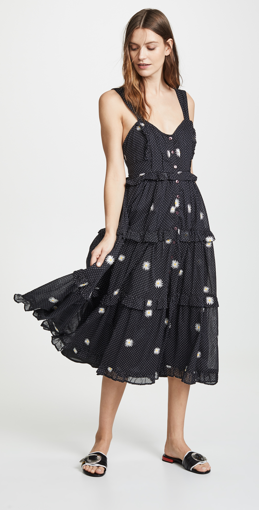 free people daisy chain midi dress