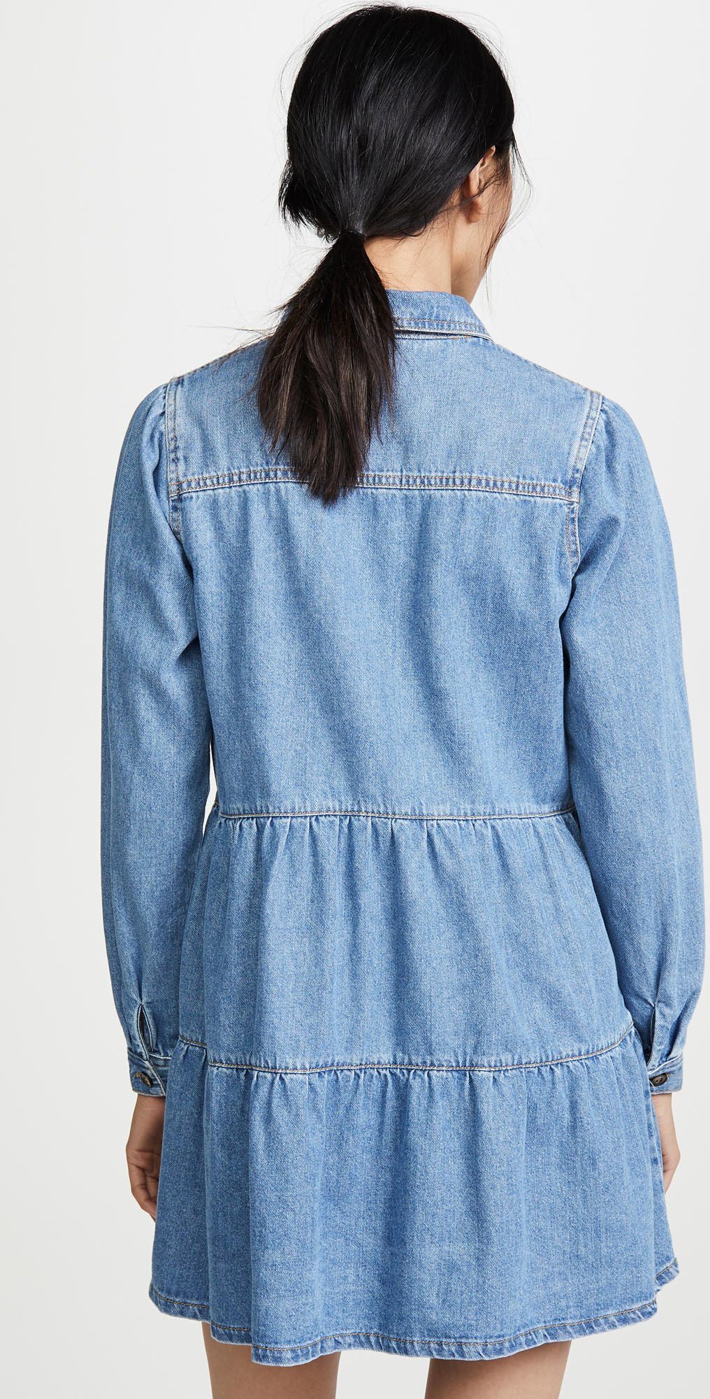 Free People Nicole Denim Shirtdress Shopbop New To Sale Save Up To 70
