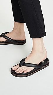 Free People Lena Footbed Flip Flops