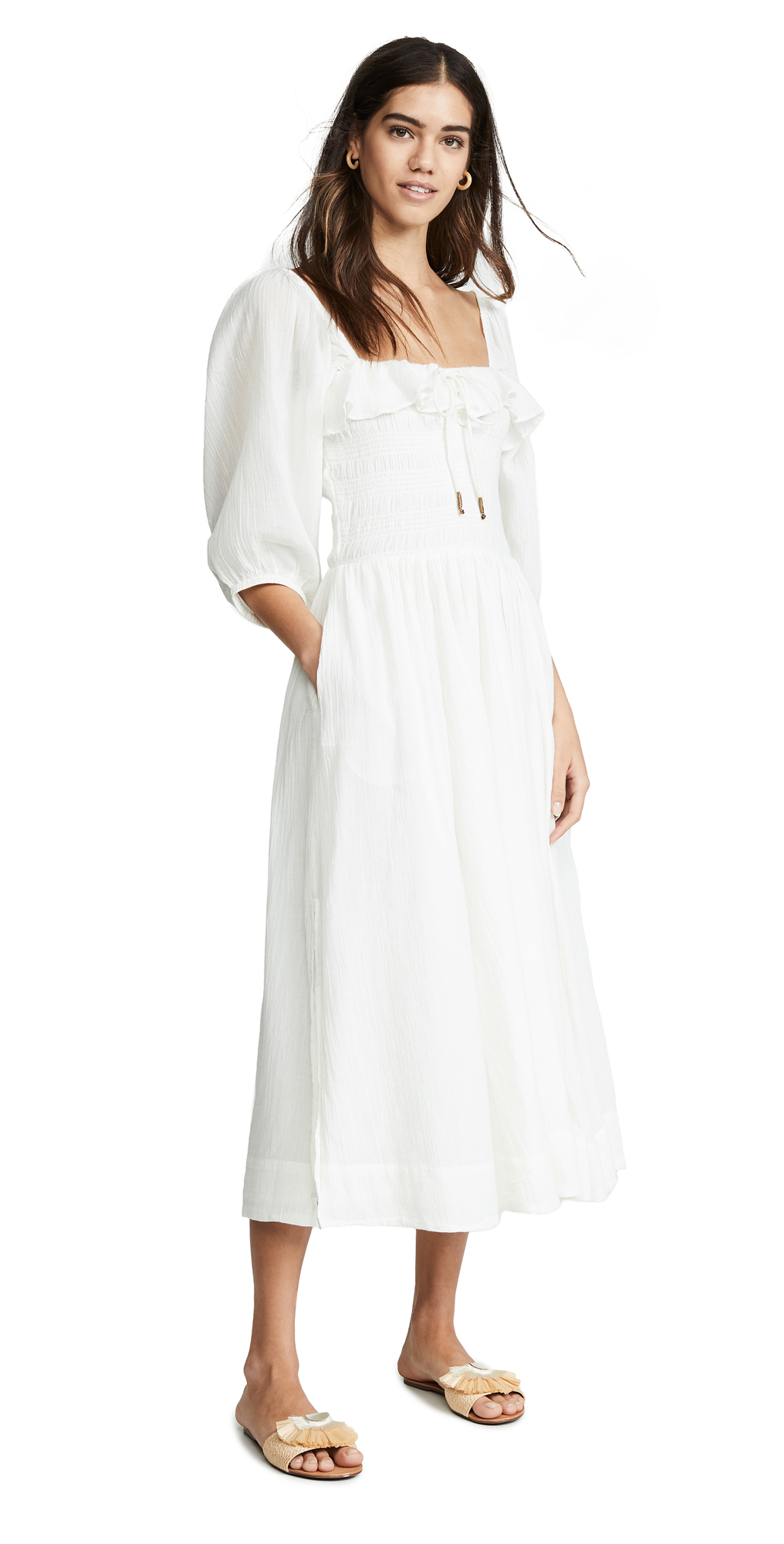 oasis midi dress free people