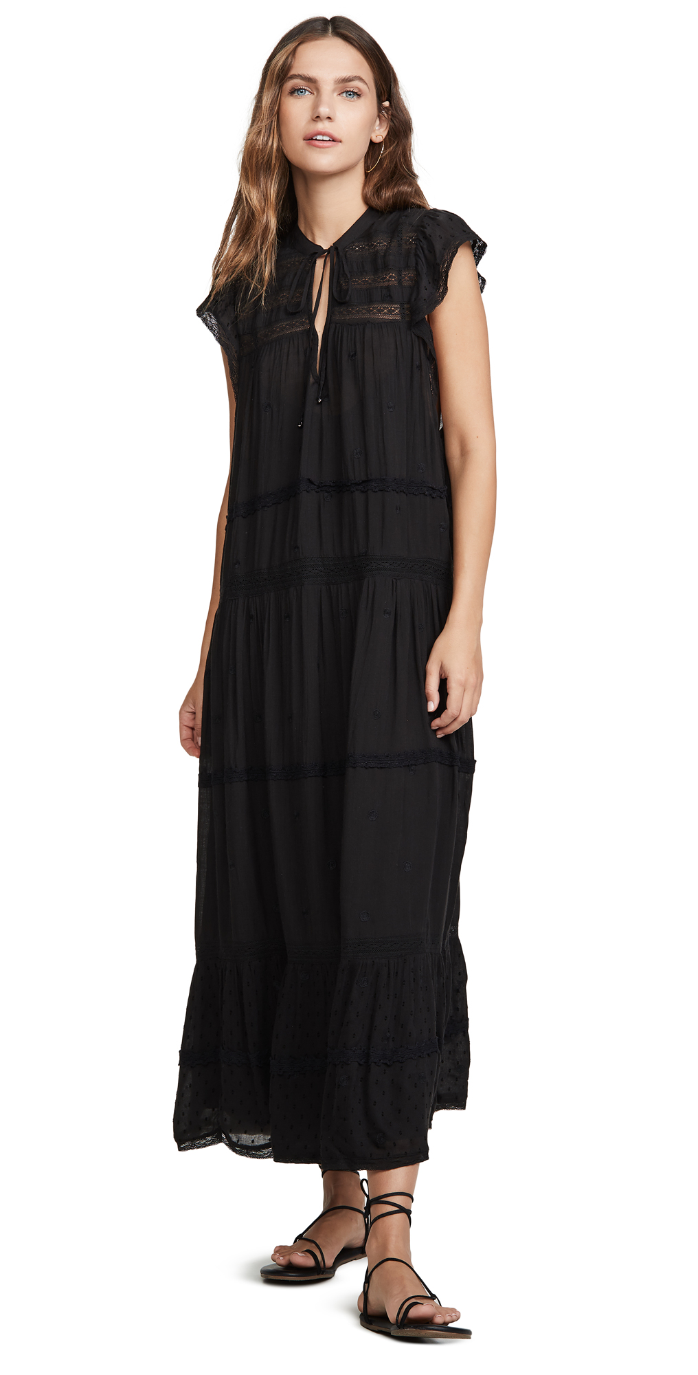free people midnight midi dress