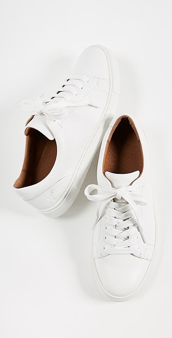 frye ivy low lace up sneakers