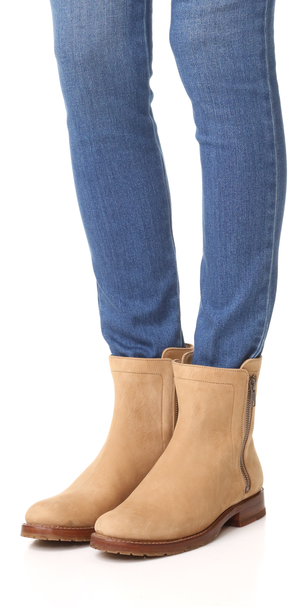 frye natalie double zip