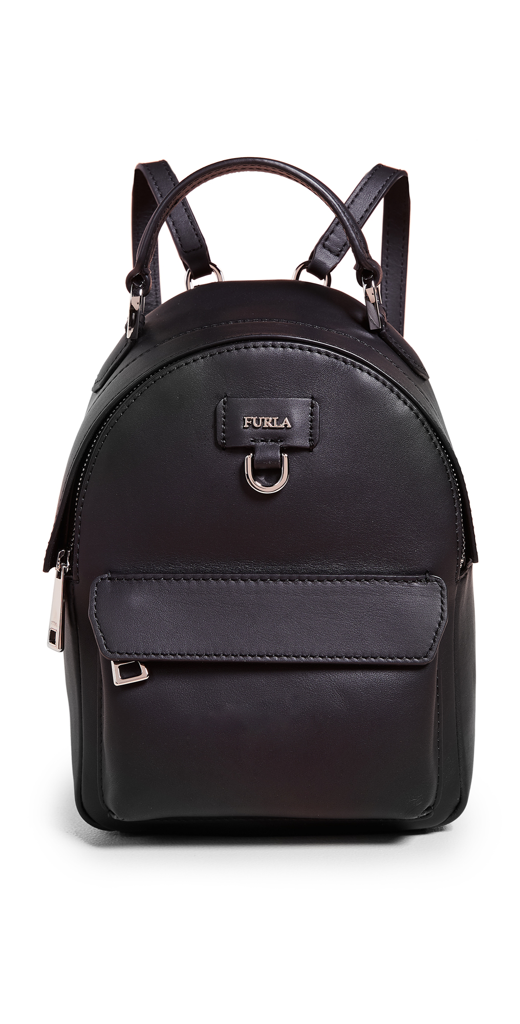 furla black backpack