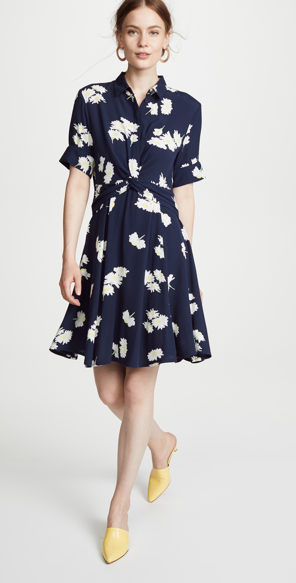 ganni silvery crepe dress