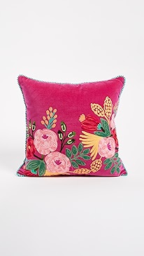 Gift Boutique - Velvet Floral Pillow
