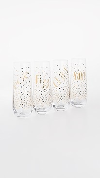 Gift Boutique - Set of 4 Champagne Flutes