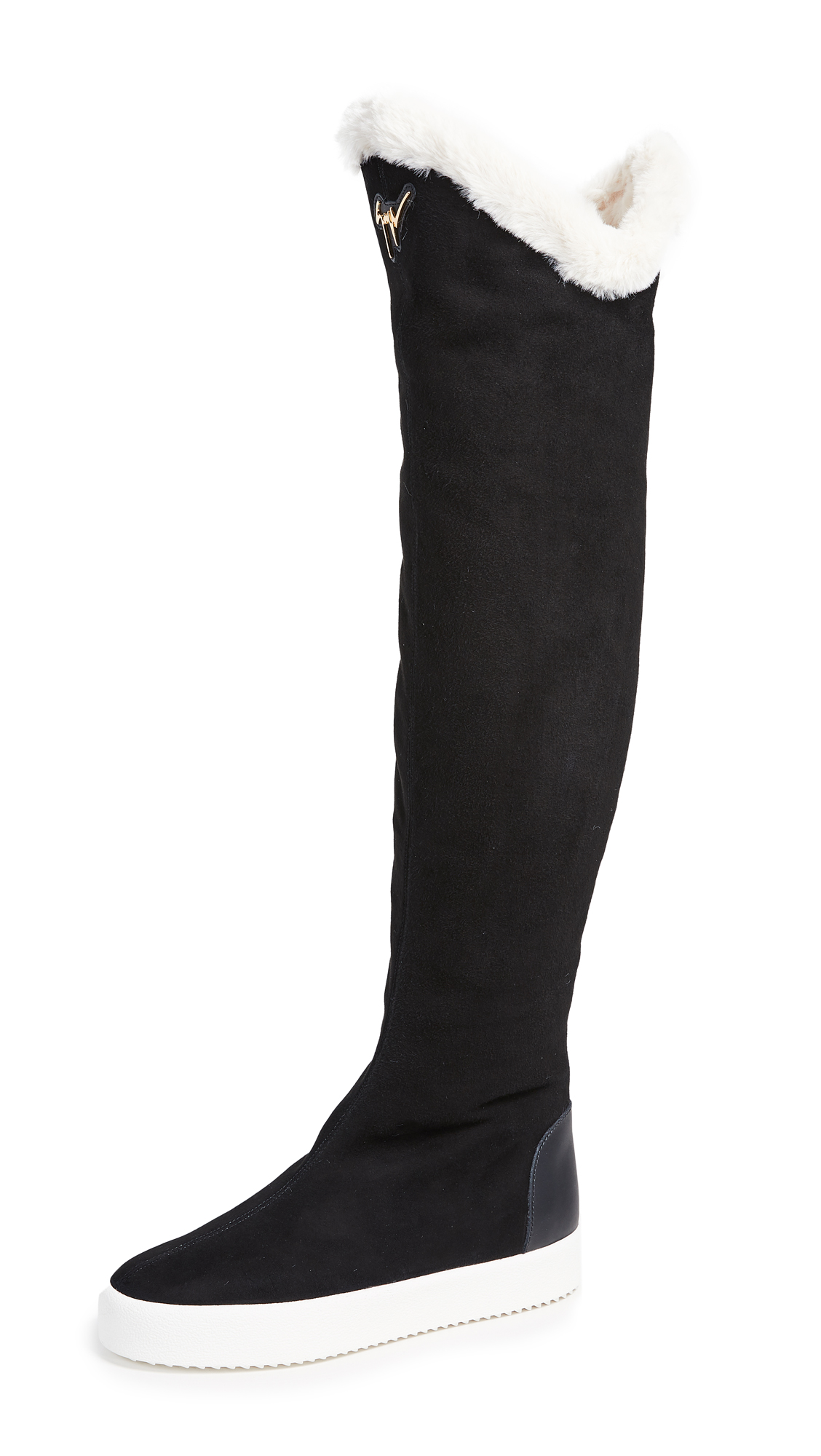 giuseppe zanotti neoprene thigh boots