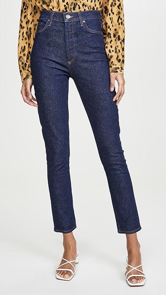 Goldsign The High Rise Slim Jeans In 