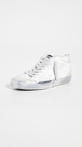 white mid star golden goose