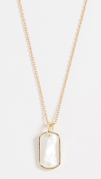 gorjana dog tag necklace