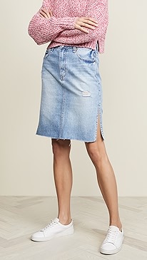 Habitual - Willa Double Slit Skirt