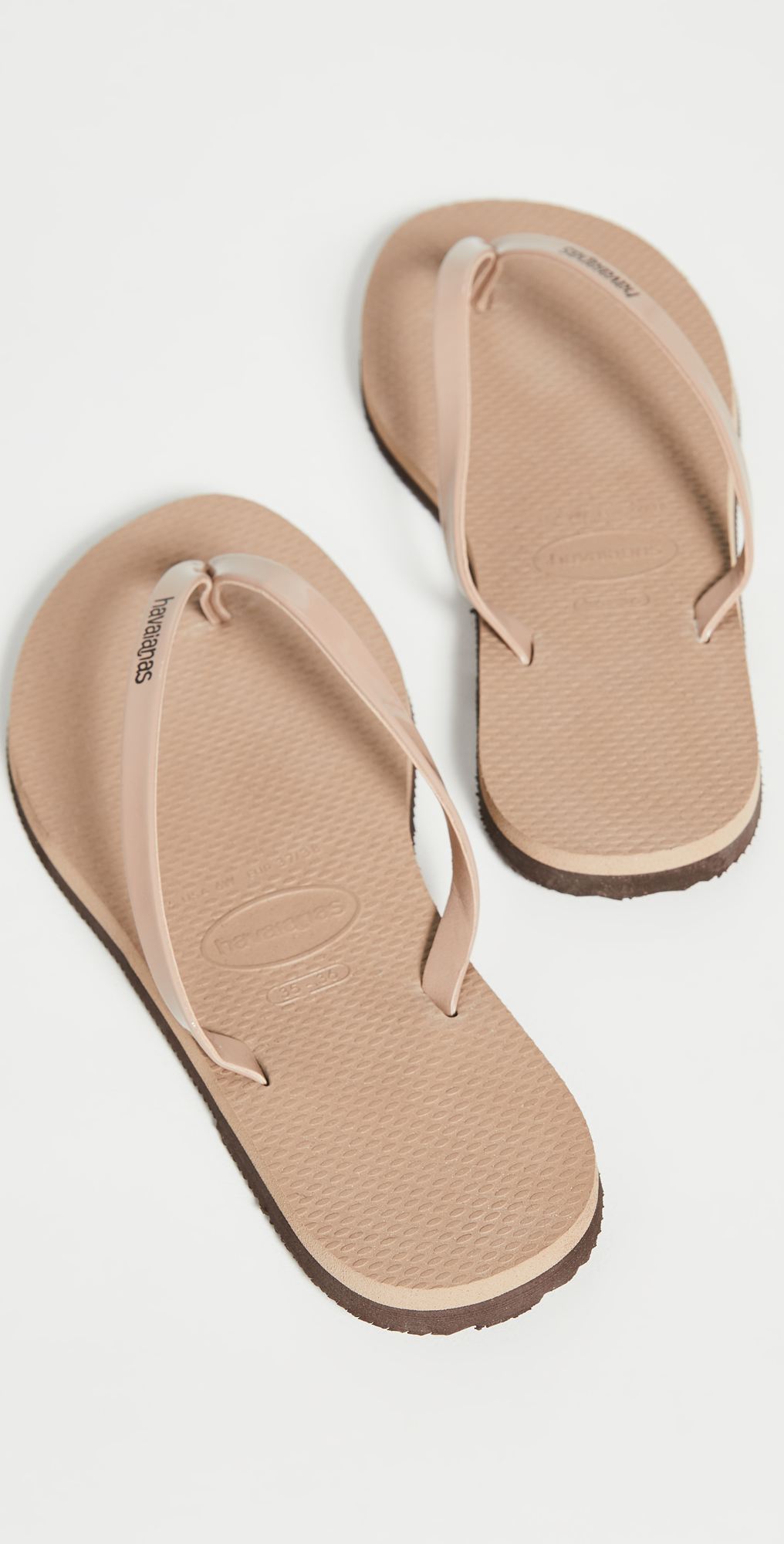 havaianas you metallic rose gold