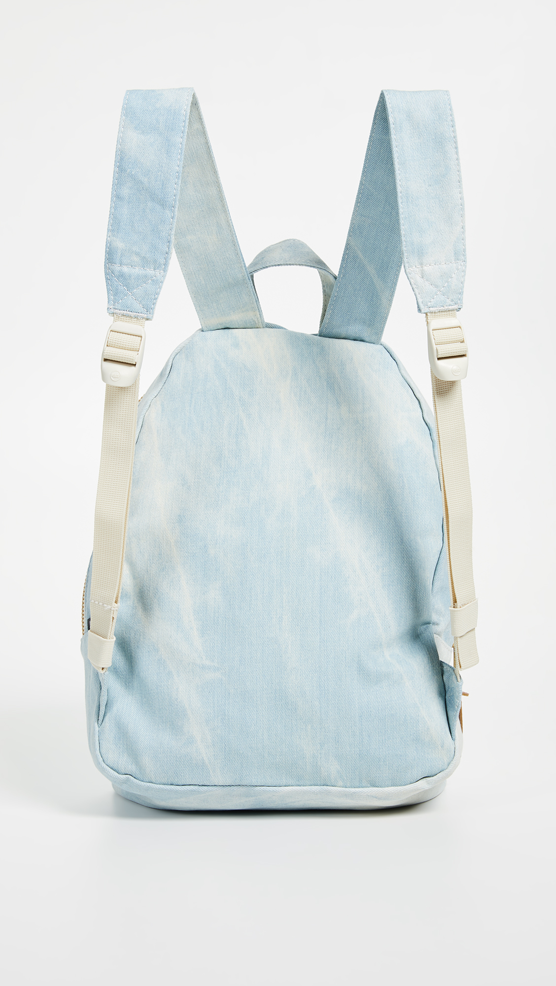 herschel bleached denim backpack