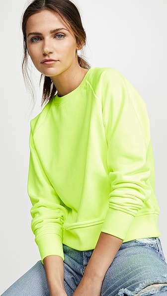 hanes yellow sweatshirt