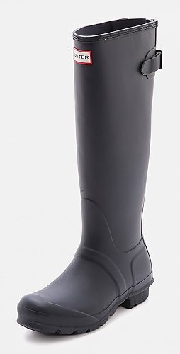 lace up back rain boots