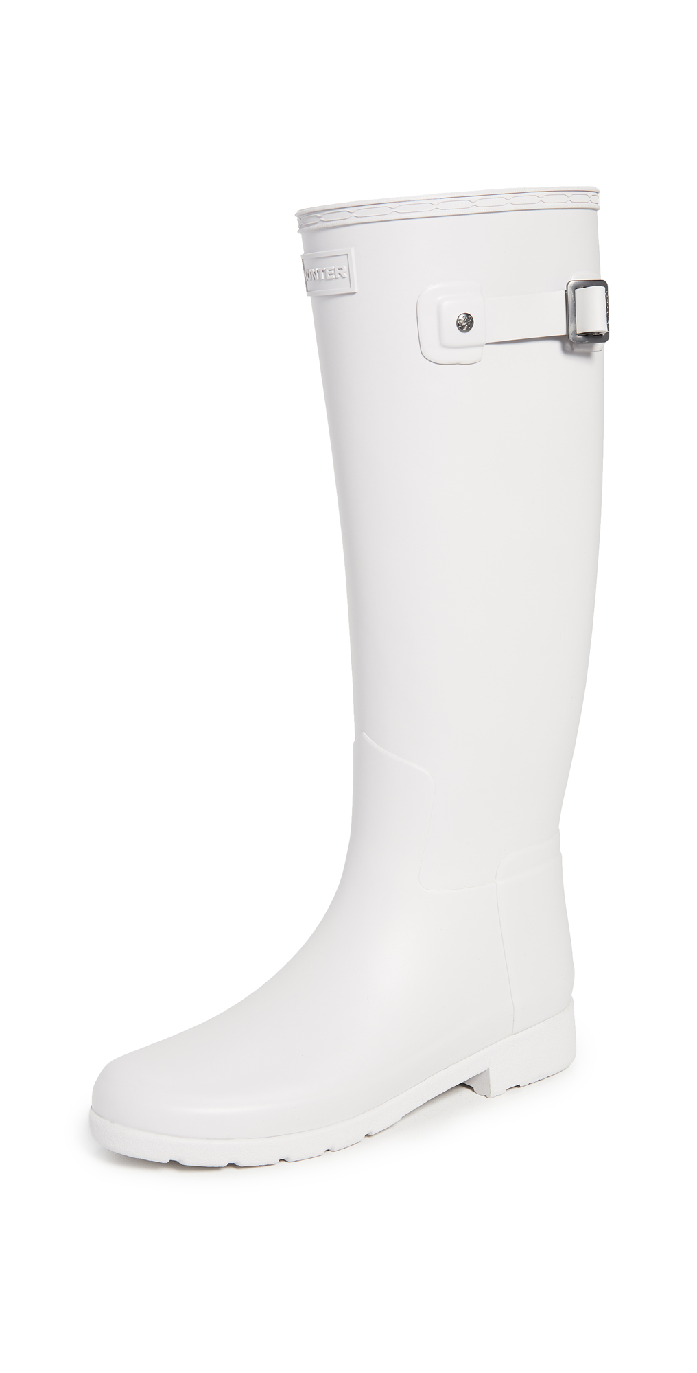 matte grey hunter boots