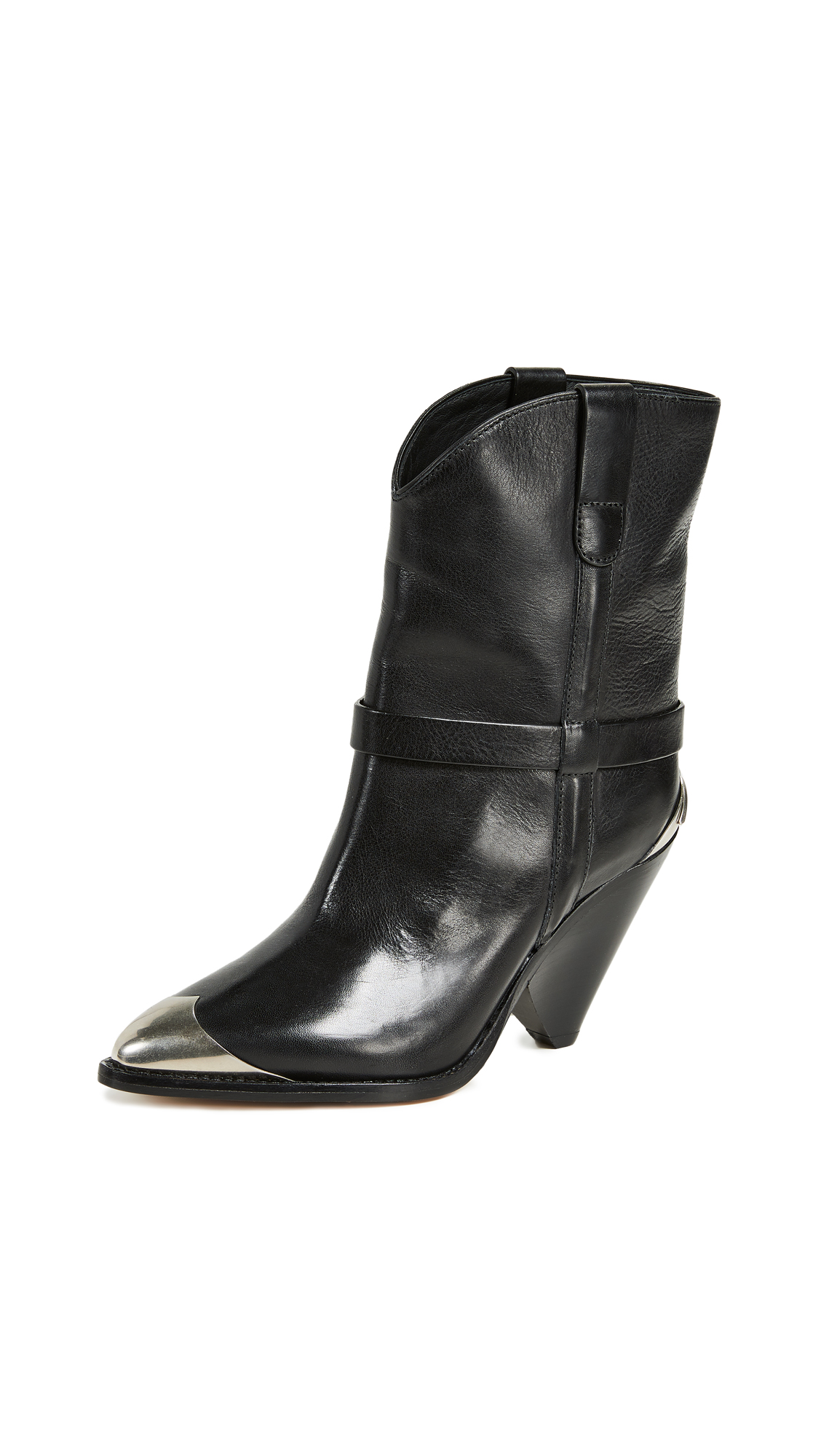 isabel marant lamsy boots black