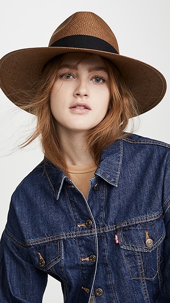 Janessa Leone Corbin Hat in Brown