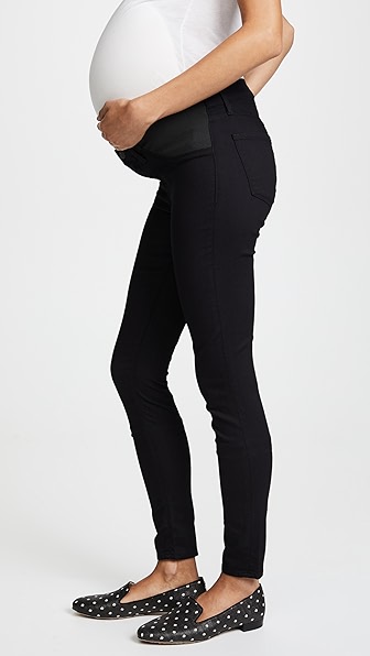 J Brand Mama J Super Skinny Maternity Jeans In Black In ...