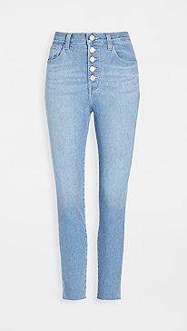 J Brand - Lillie High Rise Crop Skinny Jeans