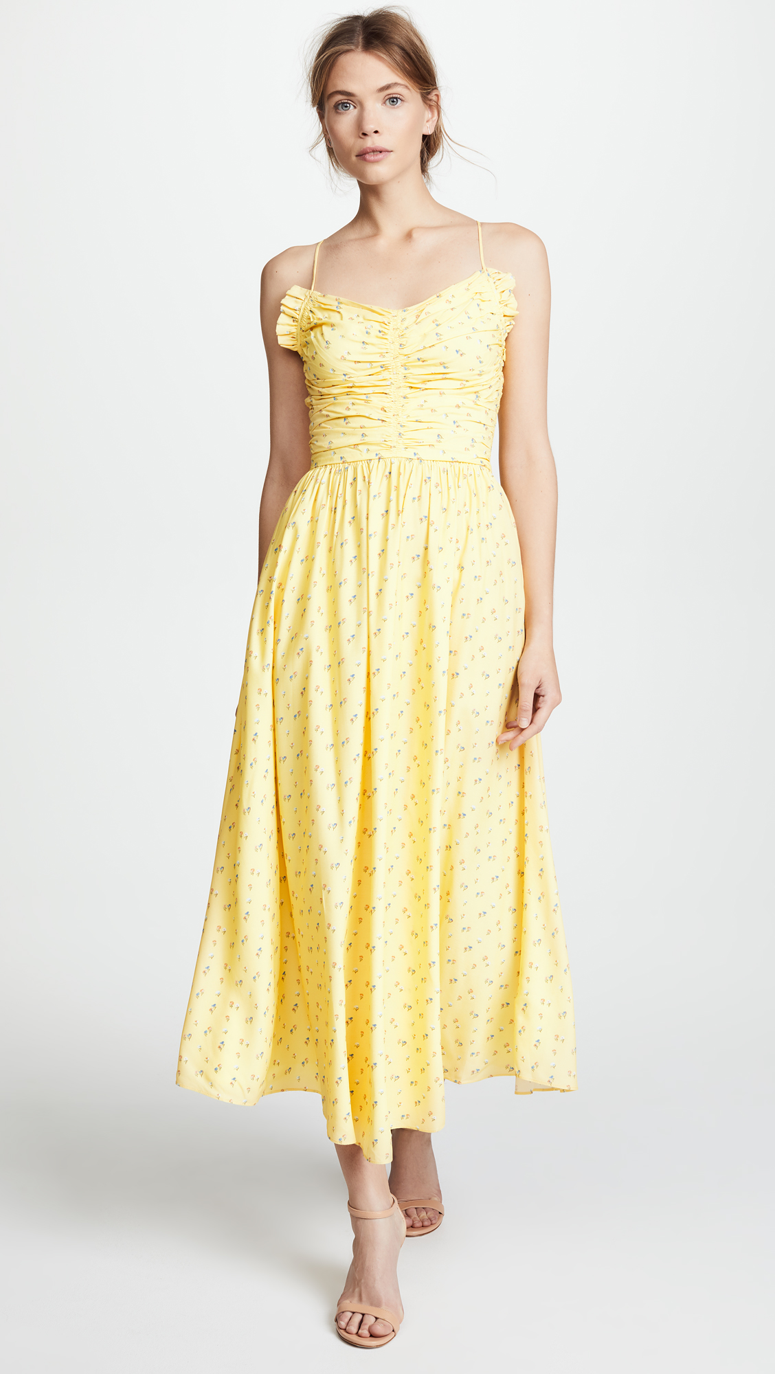 jill stuart yellow dress
