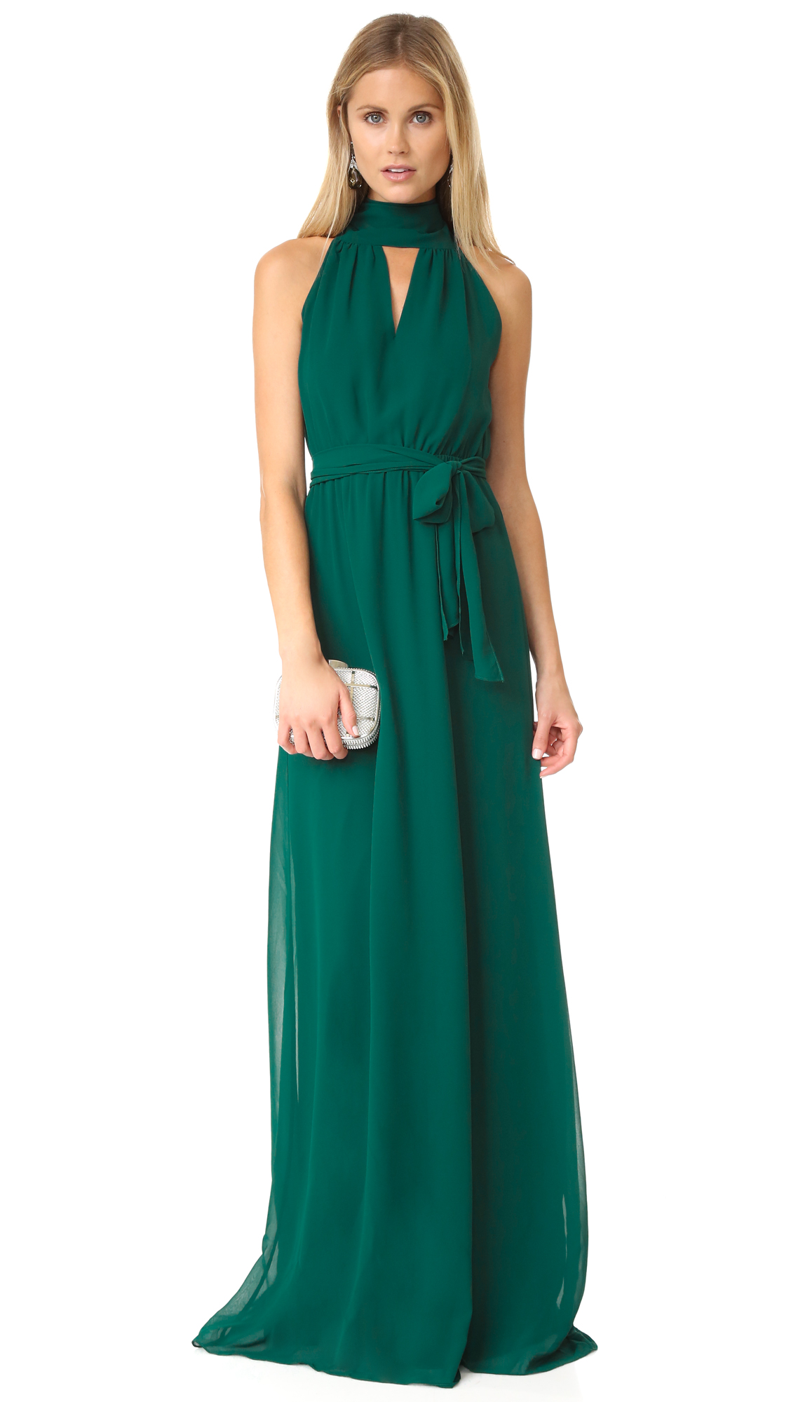 david's bridal emerald green