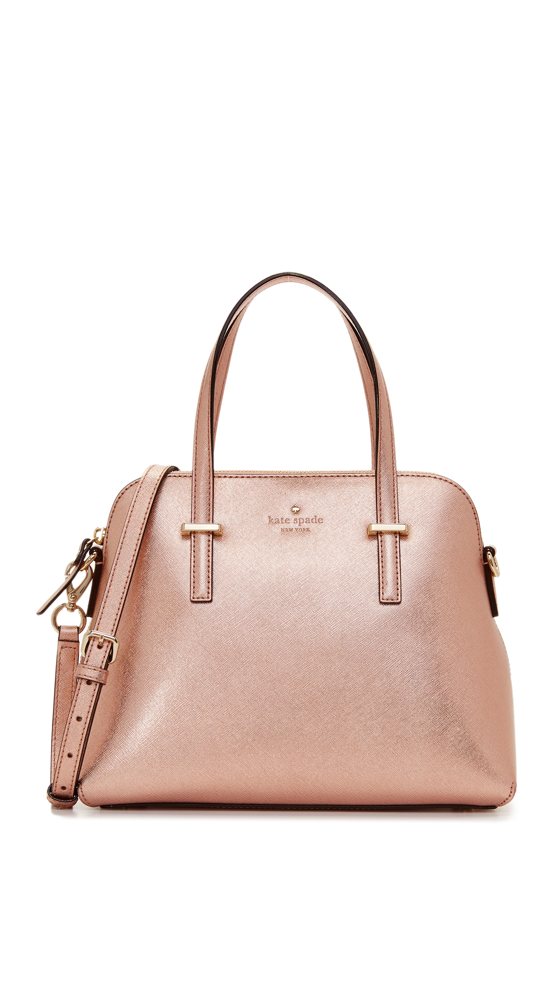 kate spade rose gold purse set