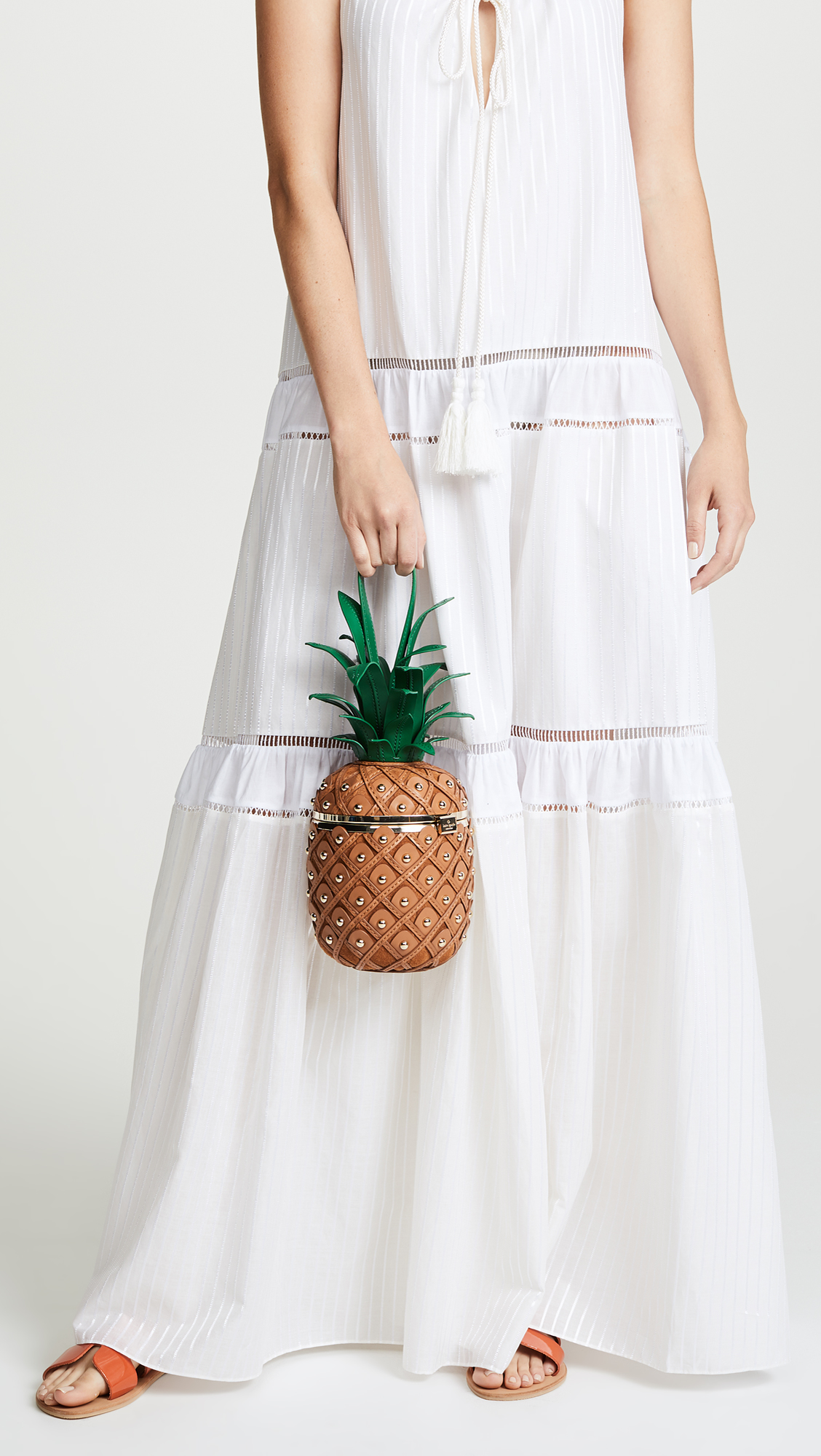 kate spade pineapple clutch