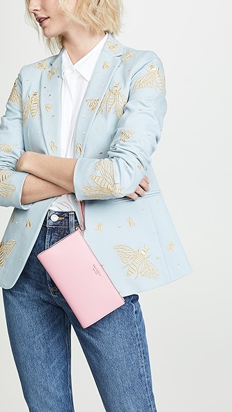 Kate spade sylvia large continental wristlet clearance