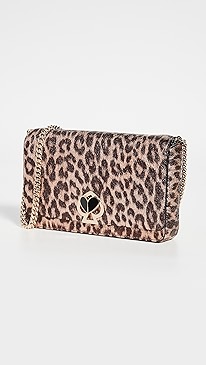 Kate Spade New York - Nicola Metallic Leopard Chain Wallet