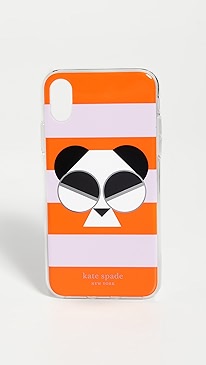 Kate Spade New York - Gentle Panda Stripe iPhone Case