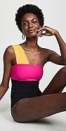 Karla Colletto One Shoulder Swimsuit
