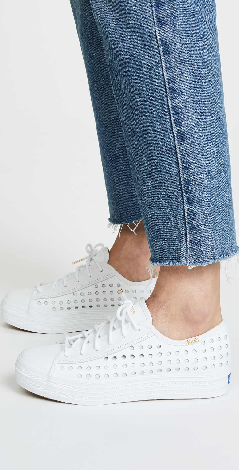 keds triple kick perf leather