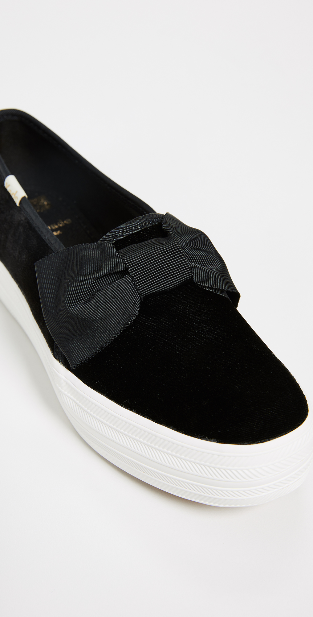 keds x kate spade new york triple decker velvet bow sneakers