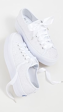 Keds - x Kate Spade Triple Up Glitter Sneakers
