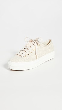 Keds - Triple Kick Scattered Lurex Sneakers