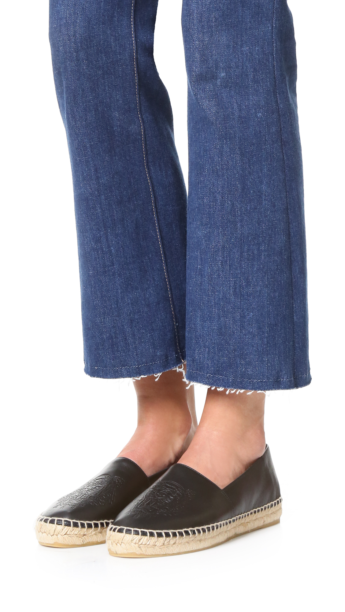 Kenzo leather tiger espadrilles Clearance