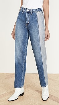 Lee Vintage Modern - High Rise Seamed Relaxed Stovepipe Jeans