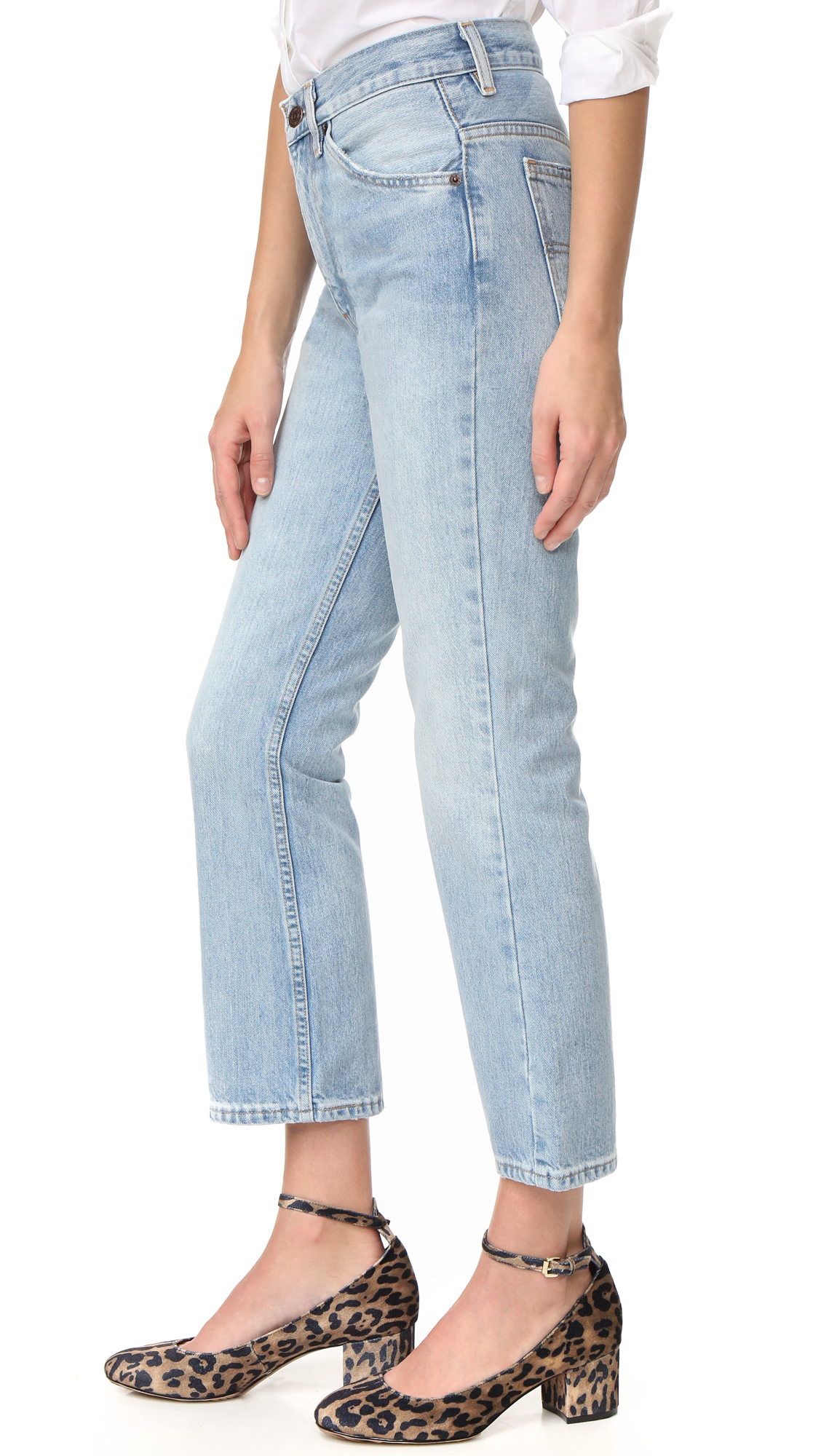 517 cropped boot cut jeans
