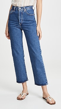 Levi's - Ribcage Straight Ankle Jeans
