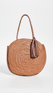 Loeffler Randall - Leilani Woven Circle Shoulder Bag