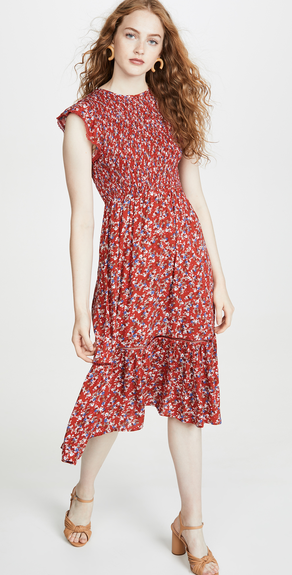 lost and wander pick me midi dress