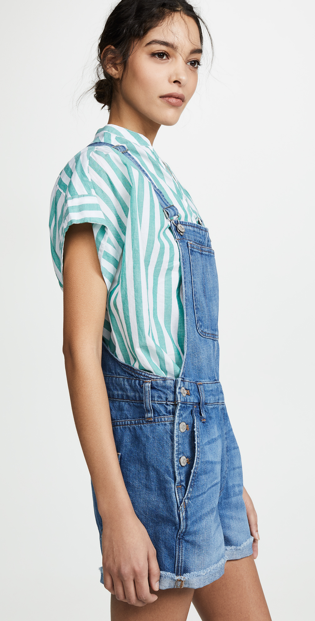 adirondack short overalls in denville wash